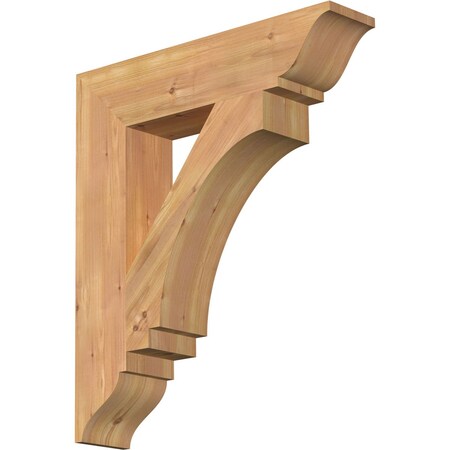 Ekena Millwork Imperial Traditional Smooth Bracket, Western Red Cedar, 5 1/2"W x 26"D x 30"H BKT06X26X30IMP01SWR